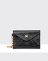 Amber Envelope Card Case With Chain Clip-Wallets-PEROZ Accessories