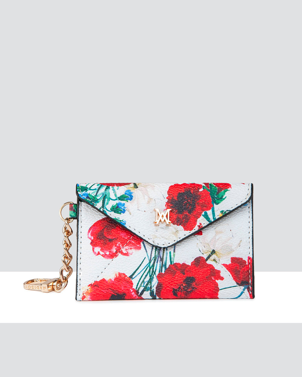 Amber Envelope Card Case With Chain Clip-Wallets-PEROZ Accessories