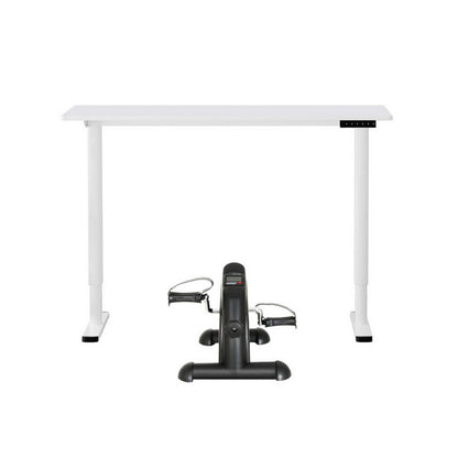 Artiss 120cm Electric Standing Desk with Mini Peal Exercise Bike Home Office-Furniture > Office > Office &amp; Desk Chairs-PEROZ Accessories