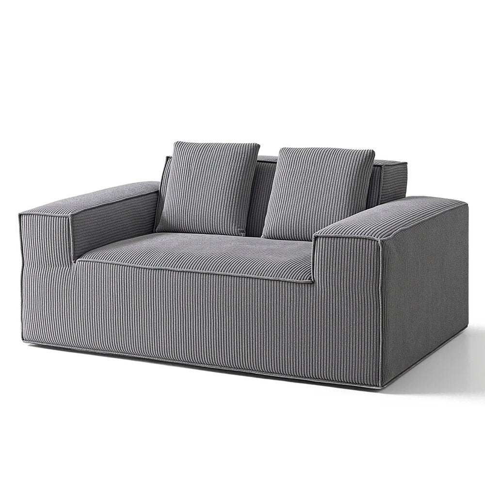 Artiss 2 Seater Sofa Loveseat Sofas Bed Couch No Assembly Corduroy Small Couches Apartement-Furniture > Sofas > Sofas &amp; Sofa Beds-PEROZ Accessories