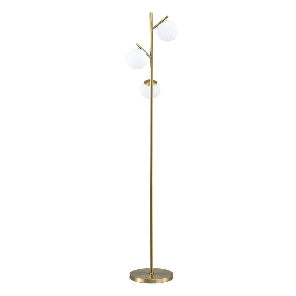 Artiss 3-Light Tree Floor Lamp 165cm Tall Standing Light with Sphere Glass Shades for Modern Homes-Home &amp; Garden > Lighting > Floor Lamps-PEROZ Accessories