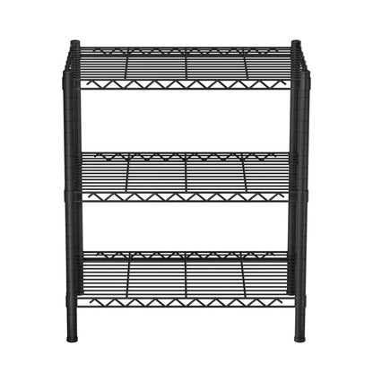 Artiss 3-Tier Shelving Unit Adjustable Garage Storage Shelves Kitchen Rack Steel-Furniture > Dining > Kitchen &amp; Dining Trolleys-PEROZ Accessories