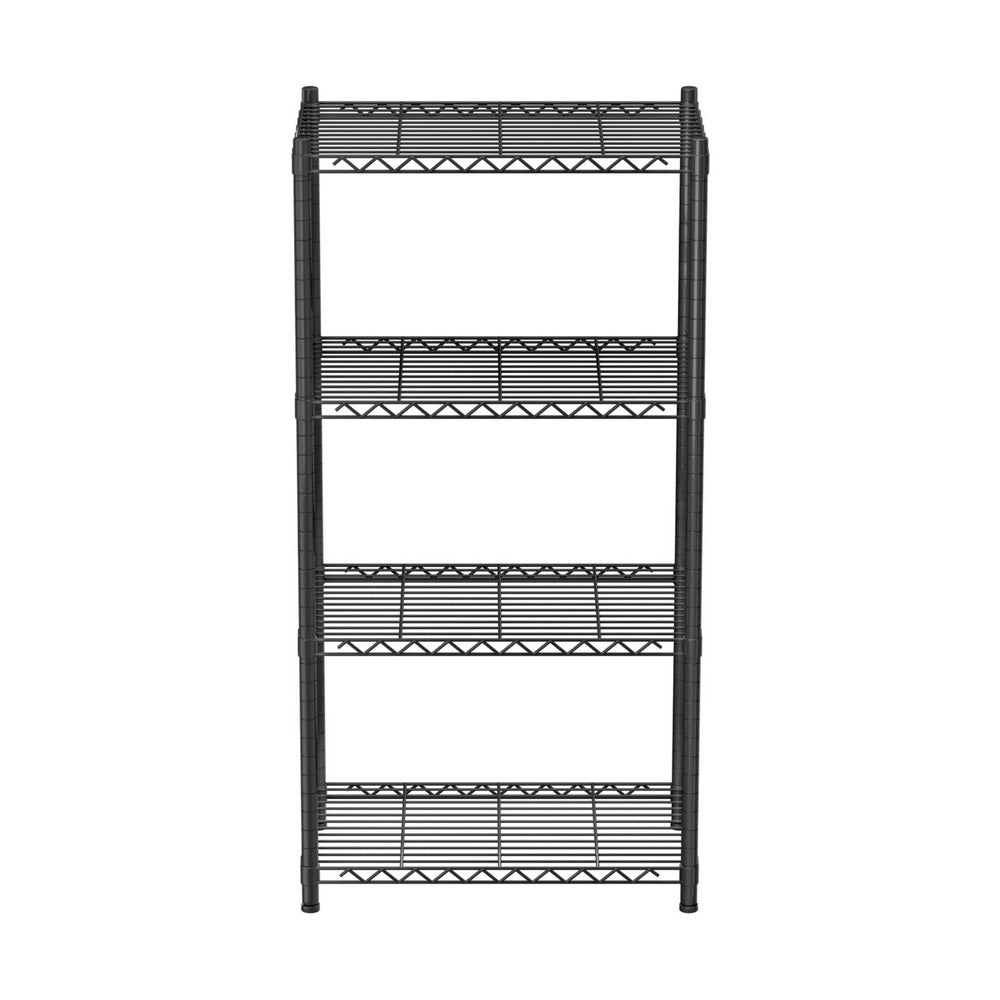 Artiss 4-Tier Shelving Unit Adjustable Garage Storage Shelves Kitchen Rack Steel-Furniture > Dining > Kitchen &amp; Dining Trolleys-PEROZ Accessories
