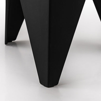 Artiss 4PC Puzzle Stool Plastic Bar Stools Stackable Black-Furniture > Bar Stools &amp; Chairs > Table &amp; Bar Stools-PEROZ Accessories