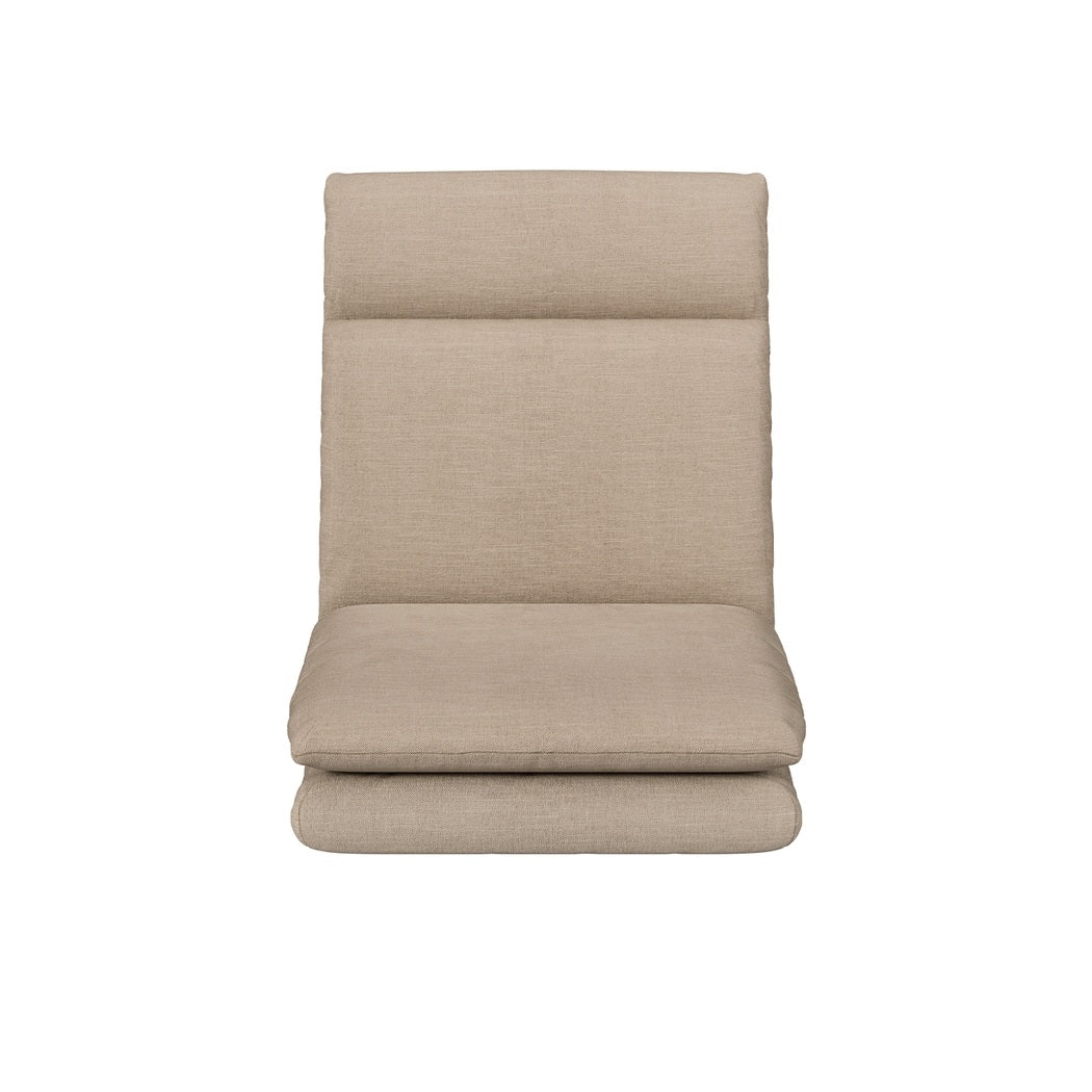 Artiss 4XFloor Chair Sofa Linen Beige-Furniture > Bar Stools &amp; Chairs > Arm Chairs &amp; Recliners-PEROZ Accessories