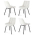 Artiss 4x Dining Chairs Velvet Tufted Kitchen Lounge Cafe Accent Chair Beige-Furniture > Dining > Kitchen & Dining Chairs-PEROZ Accessories
