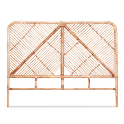 Artiss Bed Headboard Double Bedhead Rattan - FRED Pine-Furniture > Bedroom > Headboards-PEROZ Accessories