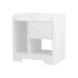 Artiss Bedside Table Drawer Nightstand Side End Table Storage Open Shelf White-Furniture > Bedroom > Dressers-PEROZ Accessories
