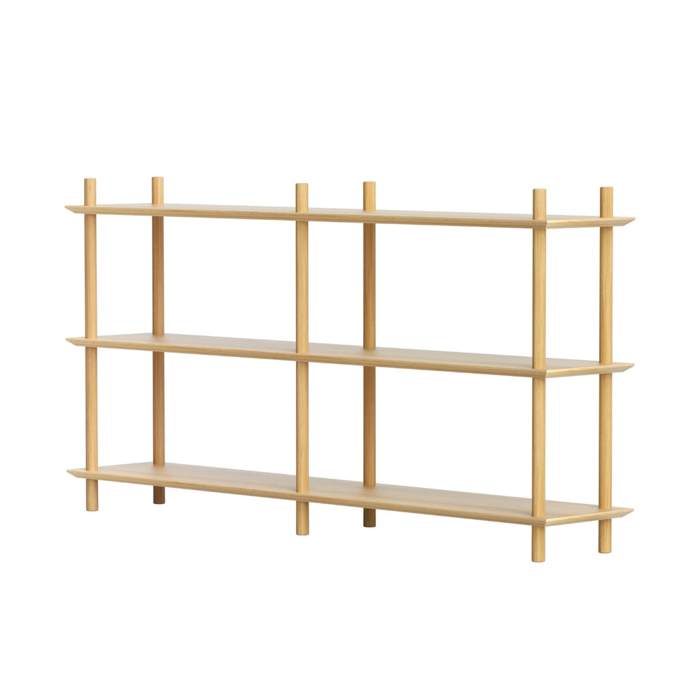 Artiss Bookshelf 3 Tiers Bookcase Display Shelves Wooden Storage Stand Rack Pine-Furniture > Living Room > Bookcases &amp; Shelves-PEROZ Accessories