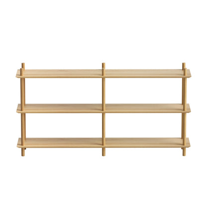 Artiss Bookshelf 3 Tiers Bookcase Display Shelves Wooden Storage Stand Rack Pine-Furniture > Living Room > Bookcases &amp; Shelves-PEROZ Accessories