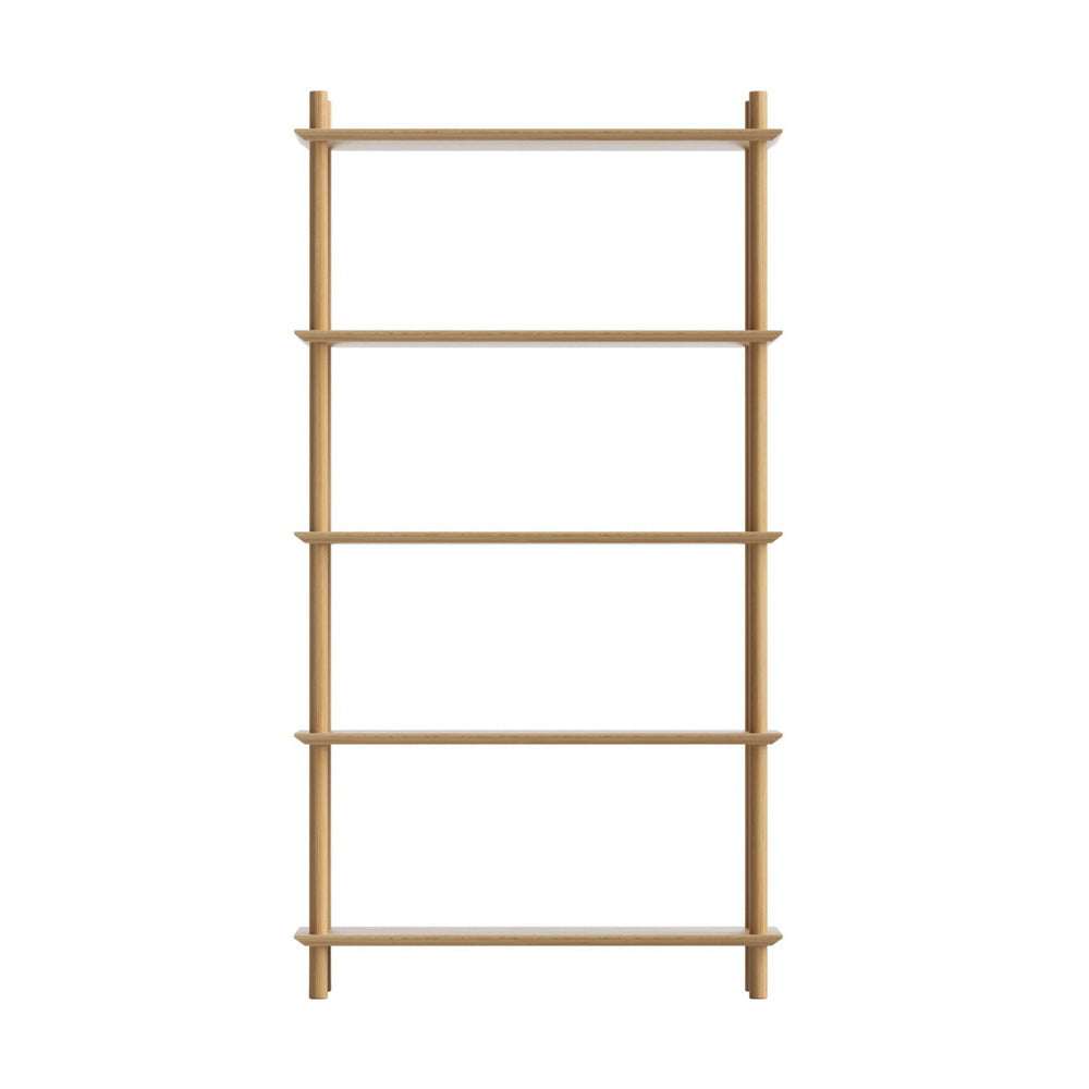 Artiss Bookshelf 5 Tiers Bookcase Display Shelves Wooden Storage Stand Rack Pine-Furniture > Living Room > Bookcases &amp; Shelves-PEROZ Accessories