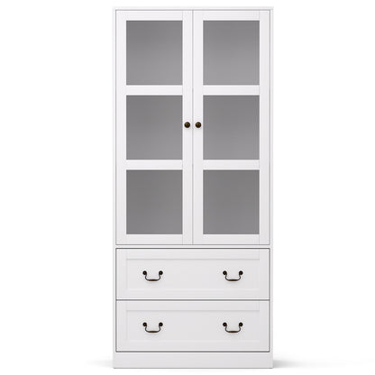 Artiss Buffet Sideboard 180cm Hutch Storage Cabinet Kitchen Drawer Door White-Furniture > Dining > Buffets &amp; Sideboards-PEROZ Accessories