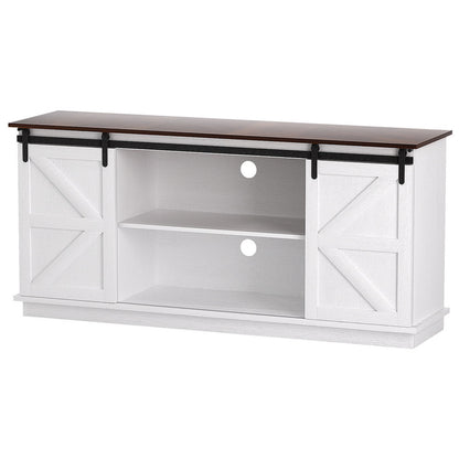 Artiss Buffet Sideboard Storage Cabinet Kitchen Cupboard Sliding Doors White-Furniture > Dining > Buffets &amp; Sideboards-PEROZ Accessories