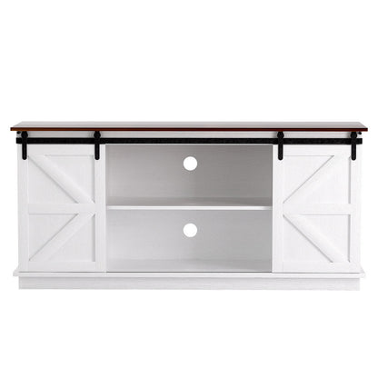 Artiss Buffet Sideboard Storage Cabinet Kitchen Cupboard Sliding Doors White-Furniture > Dining > Buffets &amp; Sideboards-PEROZ Accessories