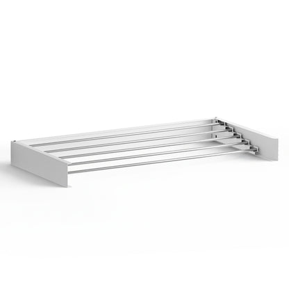 Artiss Clothes Rack Wall Mounted Airer Foldable White-Furniture > Living Room > Coat Racks-PEROZ Accessories