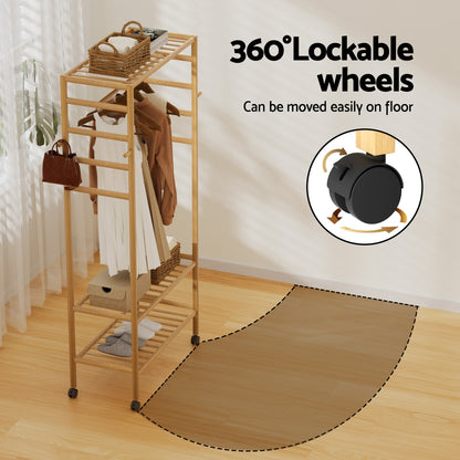 Artiss Clothes Rack Wardrobe Coat Stand 169cm-Furniture > Living Room > Coat Racks-PEROZ Accessories