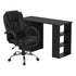 Artiss Computer Desk 120cm Executive Office Chair Set PU Leather High Back Black-Furniture > Office > Desks-PEROZ Accessories