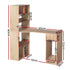 Artiss Computer Desk Bookshelf Drawer Cabinet Oak 120CM-Furniture > Office > Desks-PEROZ Accessories