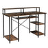 Artiss Computer Desk Laptop Desks Home Office Study Table Open Shelf Brown 120CM-Electronics > Computer Accessories > Laptop Stands-PEROZ Accessories