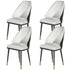 Artiss Dining Chairs Set of 4 Leather Seat Beige and Black-Furniture > Dining > Kitchen & Dining Chairs-PEROZ Accessories