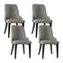 Artiss Dining Chairs Set of 4 Linen Fabric Grey-Furniture > Dining > Kitchen & Dining Chairs-PEROZ Accessories