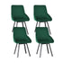 Artiss Dining Chairs Set of 4 Velvet Swivel Base Green-Furniture > Dining > Kitchen & Dining Chairs-PEROZ Accessories