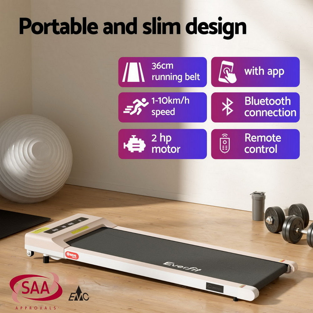 Artiss Electric Treadmill with 120cm Automatic Standing Desk Walking Pad 360mm-Furniture > Office > Desks-PEROZ Accessories