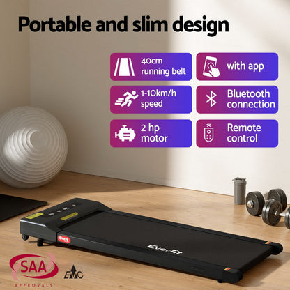 Artiss Electric Treadmill with 120cm Automatic Standing Desk Walking Pad 400mm-Furniture > Office > Desks-PEROZ Accessories