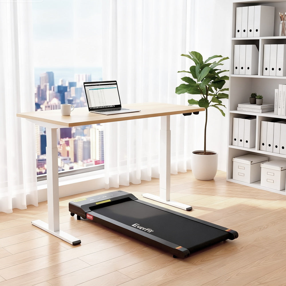 Artiss Electric Treadmill with 140cm Automatic Standing Desk Walking Pad 400mm-Furniture > Office > Desks-PEROZ Accessories