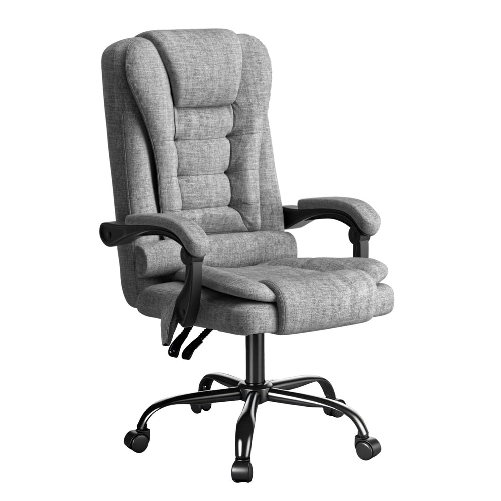 Artiss Executive Office Chair 4-Point Massage Adjustable Ergonomic Recline Back-Furniture > Office > Office &amp; Desk Chairs-PEROZ Accessories