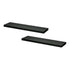 Artiss Floating Wall Shelf Set of 2 Black 90CM-Home & Garden > DIY > Kitchen & Bathroom DIY-PEROZ Accessories