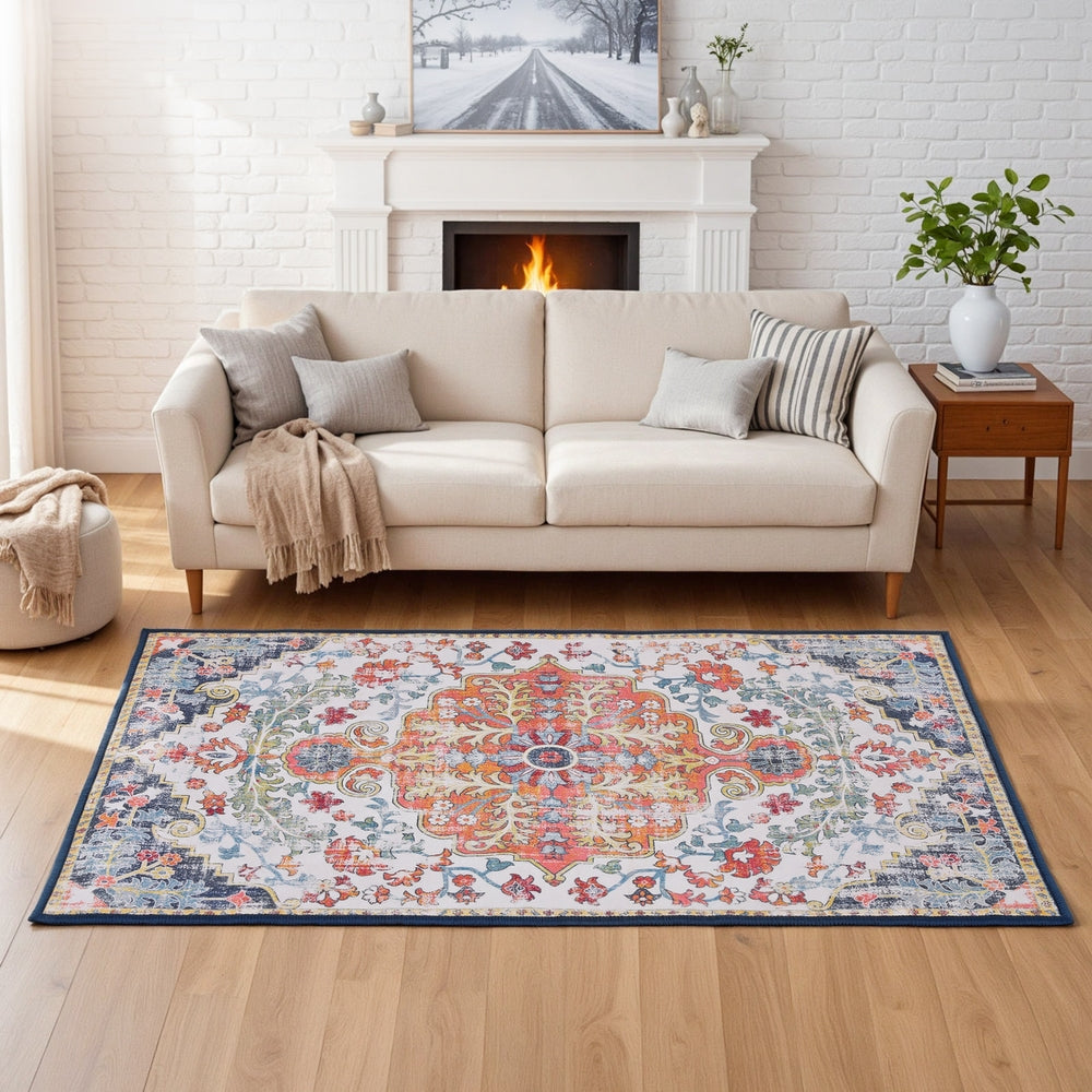 Artiss Floor Rug 120X170cm Large Washable Geometric Area Rug Modern Carpet Mat-Home &amp; Garden > Rugs > Floor Rugs-PEROZ Accessories