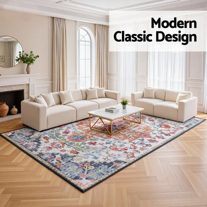 Artiss Floor Rug 240X340cm Large Washable Geometric Area Rug Modern Carpet Mat-Home &amp; Garden > Rugs > Floor Rugs-PEROZ Accessories