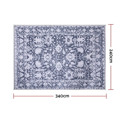Artiss Floor Rug 240X340cm Soft Velvet Washable Modern Area Rug Floor Carpet Mat-Home &amp; Garden > Rugs > Floor Rugs-PEROZ Accessories