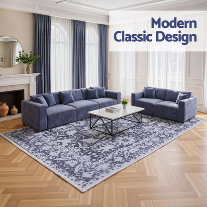 Artiss Floor Rug 240X340cm Soft Velvet Washable Modern Area Rug Floor Carpet Mat-Home &amp; Garden > Rugs > Floor Rugs-PEROZ Accessories