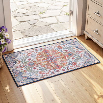 Artiss Floor Rug 50X80 Doormat Carpet Short Pile Non-Slip Entryway Mat Bohemian-Home &amp; Garden > Rugs > Floor Rugs-PEROZ Accessories