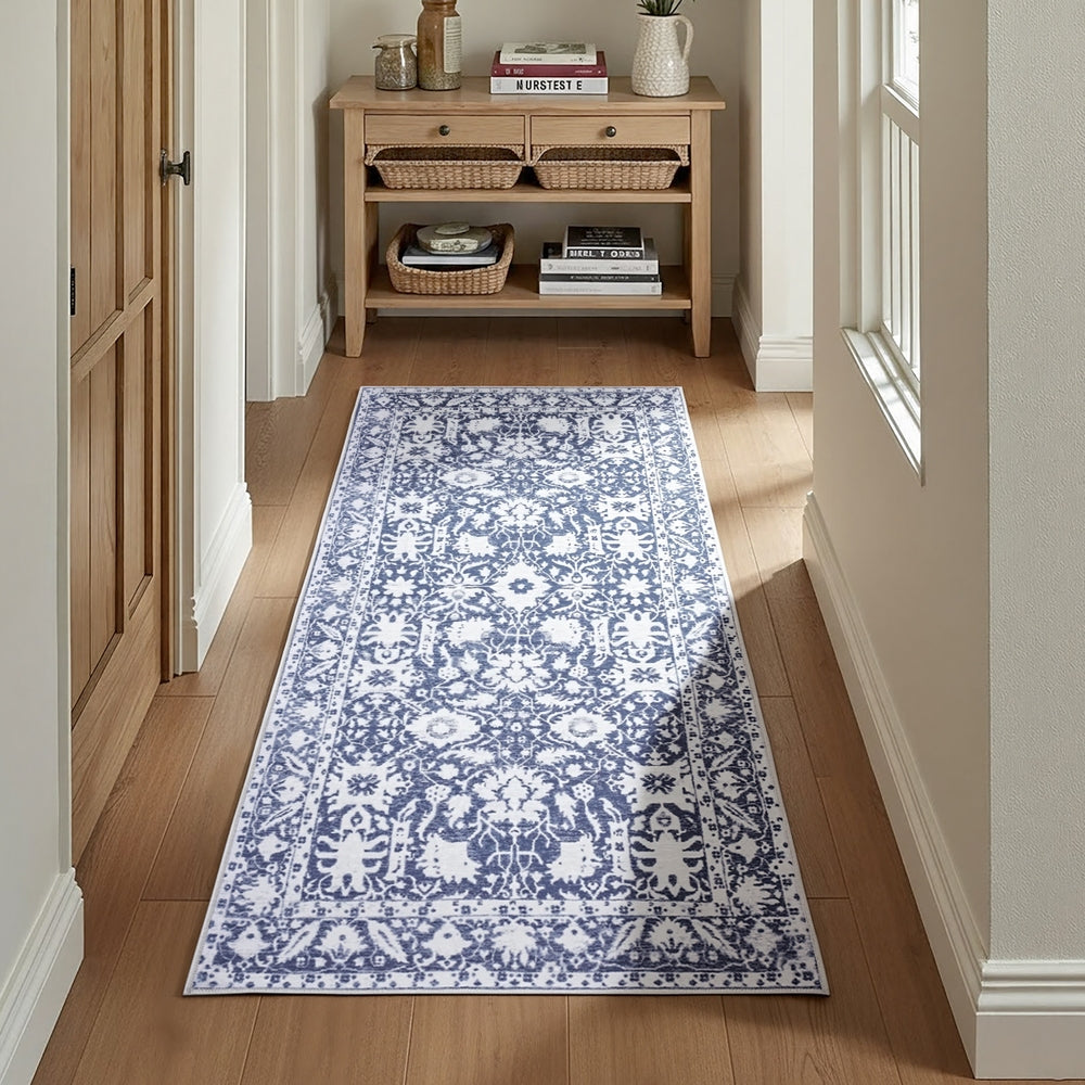 Artiss Hallway Runner Rug 80x180cm Soft Velvet Washable Modern Kitchen Mat-Home &amp; Garden > Rugs > Floor Rugs-PEROZ Accessories