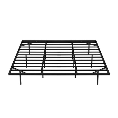 Artiss King Bed Frame,Floating Metal Bed Frame with Smart LED Lights - Sturdy Metal Platform Bed Base, Silent Design, Tool-Free Assembly, 300KG Capacity for Home/Hotel/Master Bedroom-Furniture > Bedroom > Beds &amp; Bed Frames-PEROZ Accessories