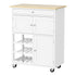 Artiss Kitchen Island Trolley Rolling Serving Cart Storage Cart Drawer Cupboard-Tools > Tools Storage > Work Benches-PEROZ Accessories