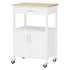 Artiss Kitchen Island Trolley Rolling Serving Cart Storage Drawer Cupboard 60cm-Furniture > Dining > Kitchen & Dining Trolleys-PEROZ Accessories