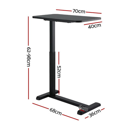 Artiss Laptop Desk Height Adjustable Mobile Workstation Computer Desks 70CM-Furniture > Office > Desks-PEROZ Accessories