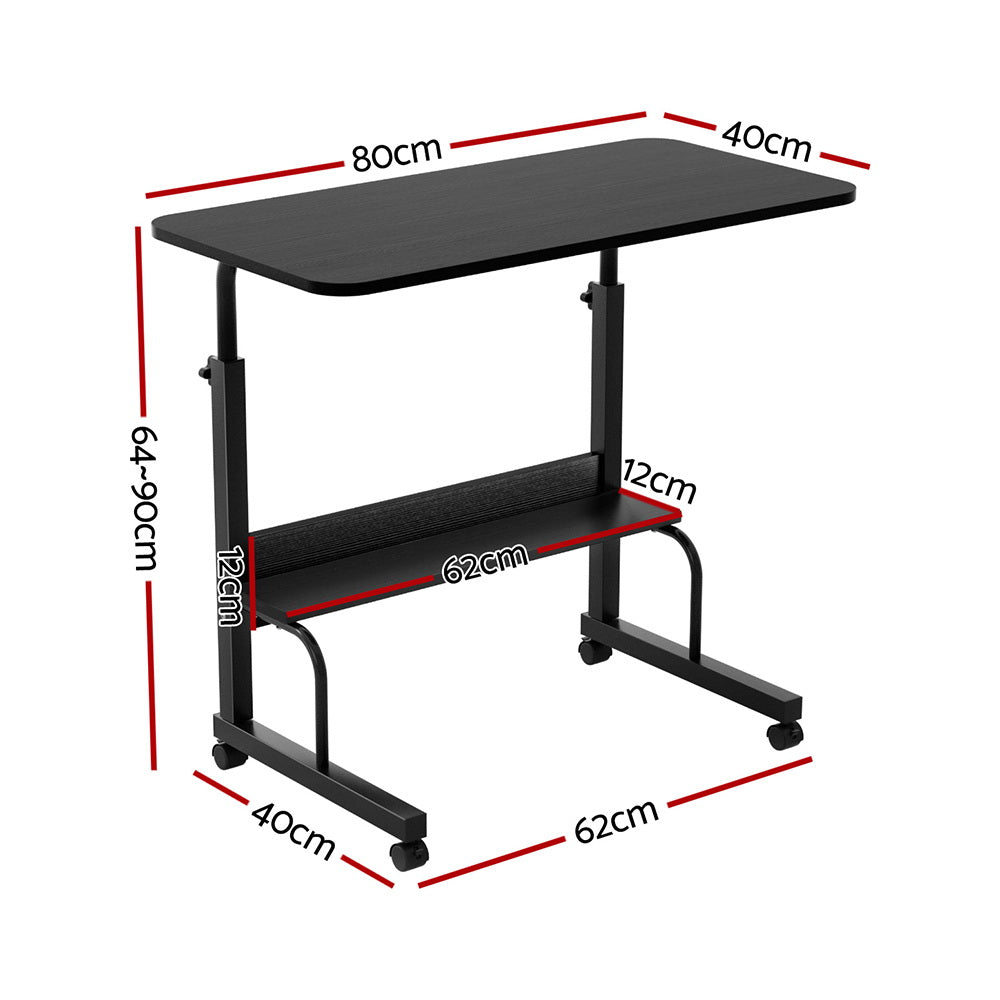 Artiss Laptop Desk Portable Sit Stand Desks Height Adjustable Workstation 80CM-Electronics > Computer Accessories > Laptop Stands-PEROZ Accessories