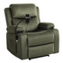 Artiss Recliner Chair Heated Massage Chair with Phone Holder Velvet-Furniture > Bar Stools & Chairs > Arm Chairs & Recliners-PEROZ Accessories