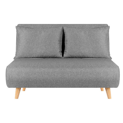 Artiss Sofa Bed 2 Seater Convertible Couch Recliner Lounge Chair Linen-Furniture > Sofas > Sofas &amp; Sofa Beds-PEROZ Accessories