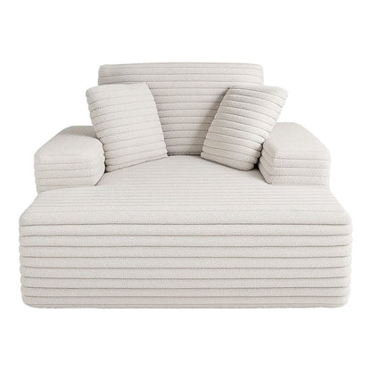 Artiss Sofa Bed Lounge Chair Recliner Couch Reading Chairs Sleeper Cloud Sofas Faux Fur Fabric-Furniture > Sofas > Sofas &amp; Sofa Beds-PEROZ Accessories