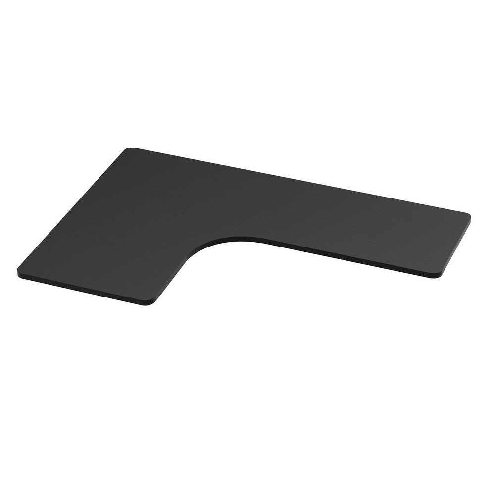 Artiss Standing Desk Top L-shape Black 160CM-Furniture > Office > Desks-PEROZ Accessories
