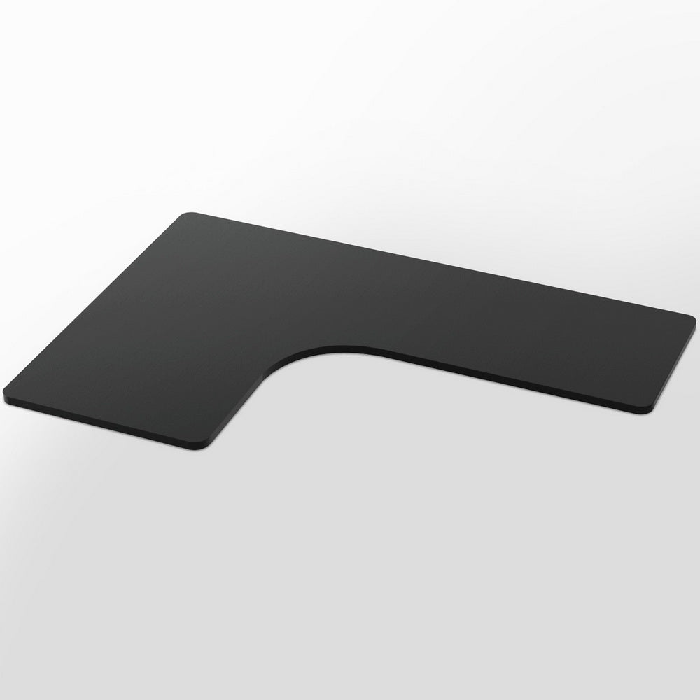 Artiss Standing Desk Top L-shape Black 160CM-Furniture > Office > Desks-PEROZ Accessories
