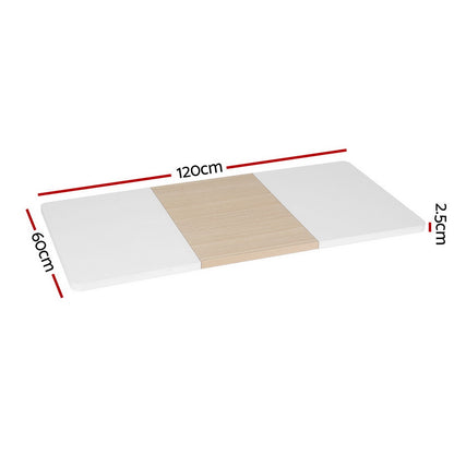 Artiss Standing Desk Top Whtie Pine 120CM-Furniture > Office > Desks-PEROZ Accessories