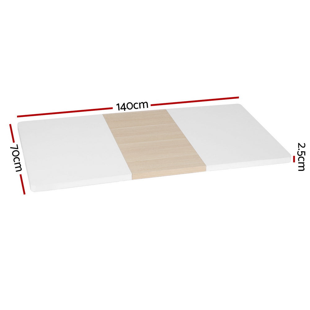 Artiss Standing Desk Top Whtie Pine 140CM-Furniture > Office > Desks-PEROZ Accessories