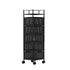 Artiss Storage Trolley Kitchen Cart 5 Tiers Storage Rack Black-Furniture > Dining > Kitchen & Dining Trolleys-PEROZ Accessories